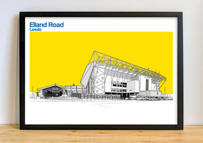 Leeds United, Elland Road Art Print