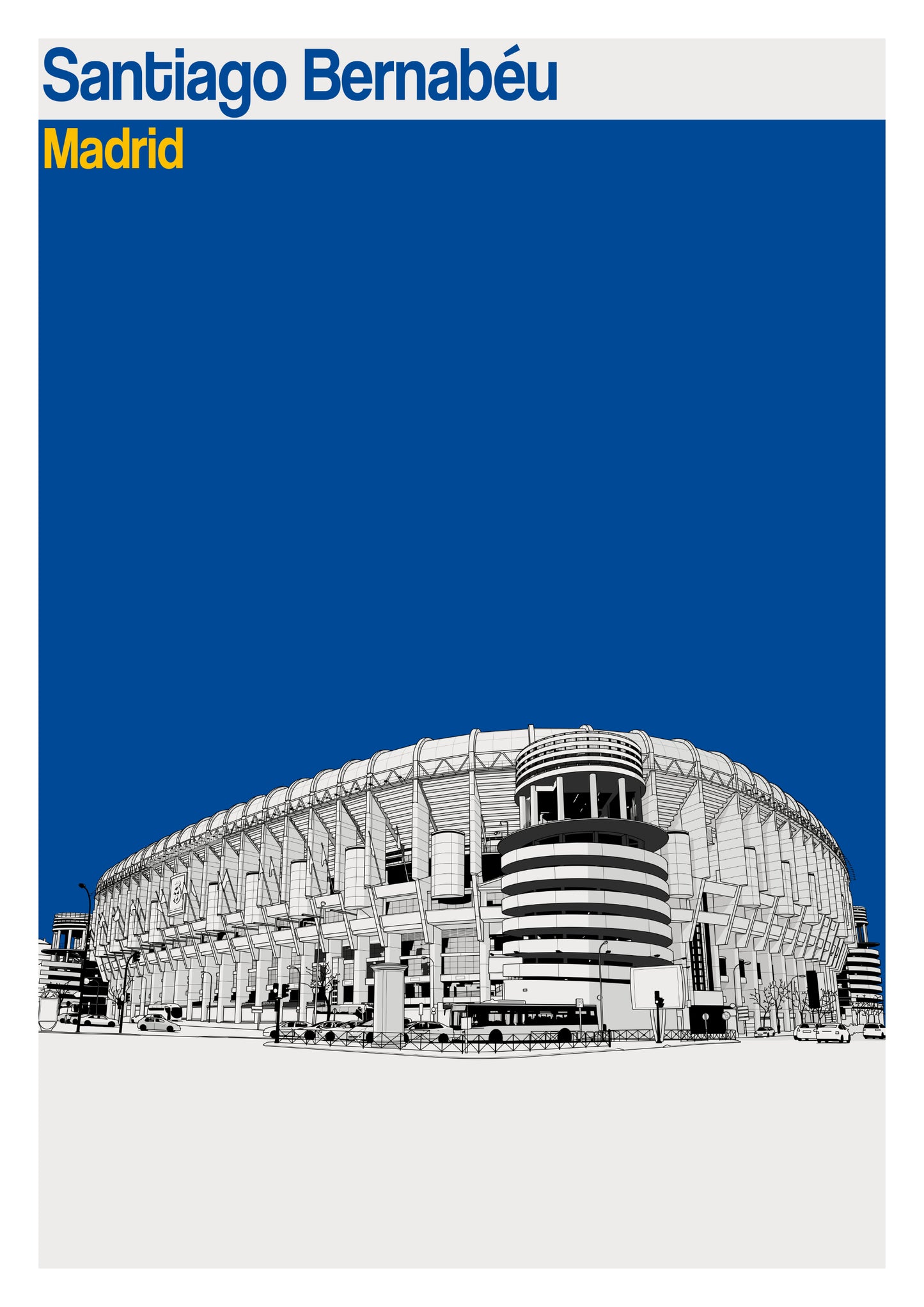 Real Madrid Santiago Bernabéu Art Print