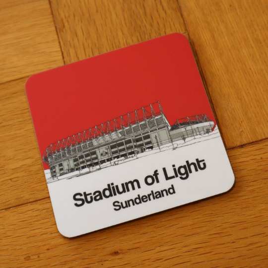 Sunderland AFC coaster of The Stadium of Light