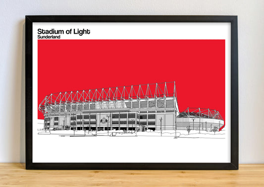 Sunderland AFC, Stadium of Light Art Print