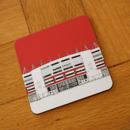 Stoke City coaster of Bet365 stadium