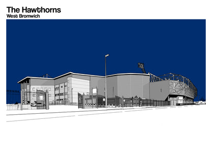 West Bromwich Albion art print of the The Hawthorns
