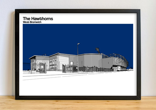 West Bromwich Albion art print of the The Hawthorns