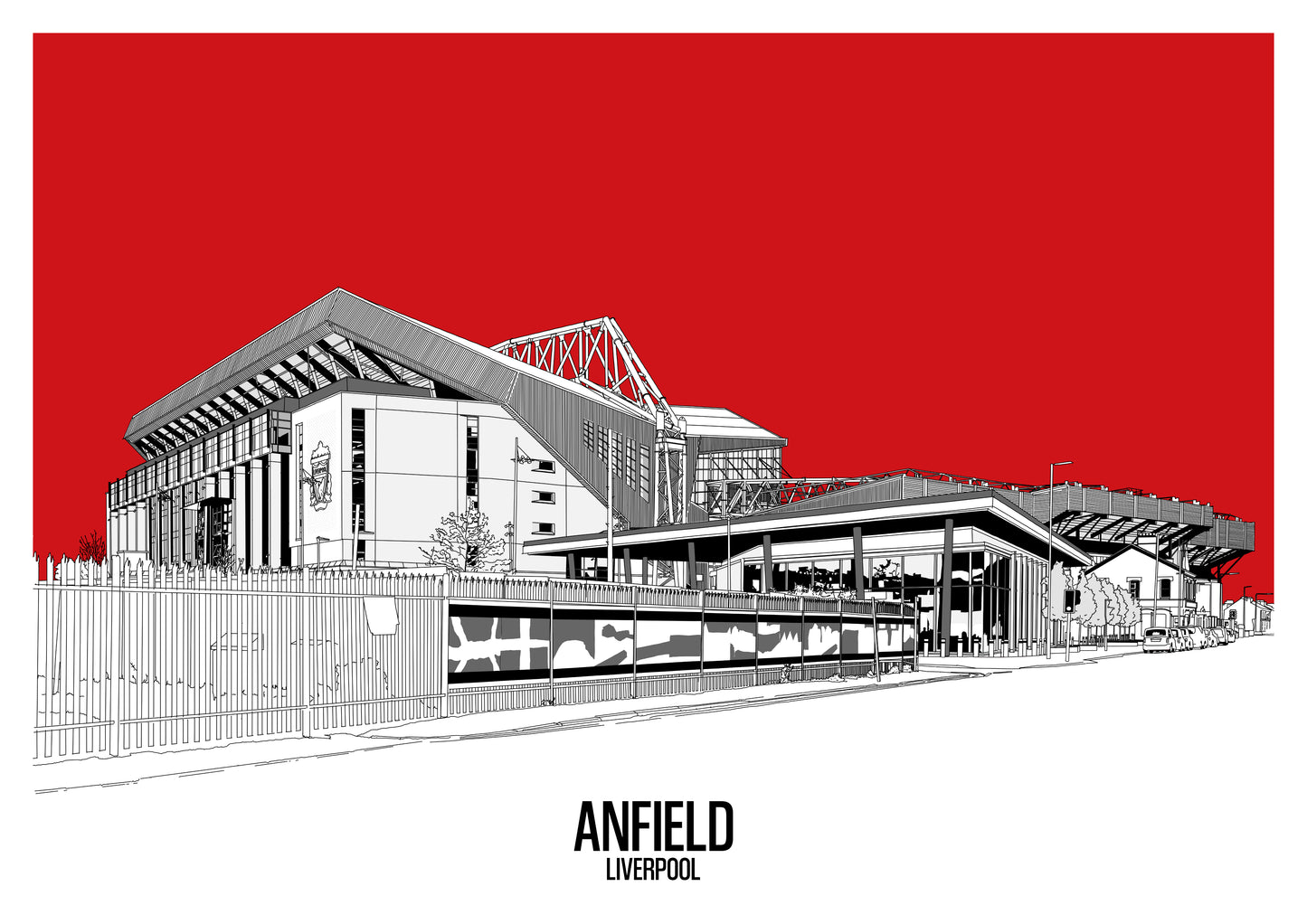 Liverpool FC Anfield Art Print