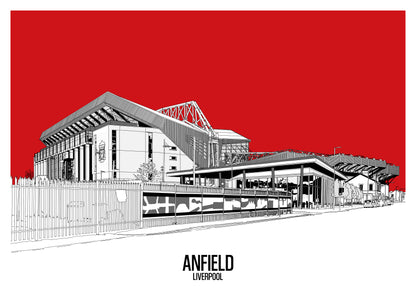 Liverpool FC Anfield Art Print