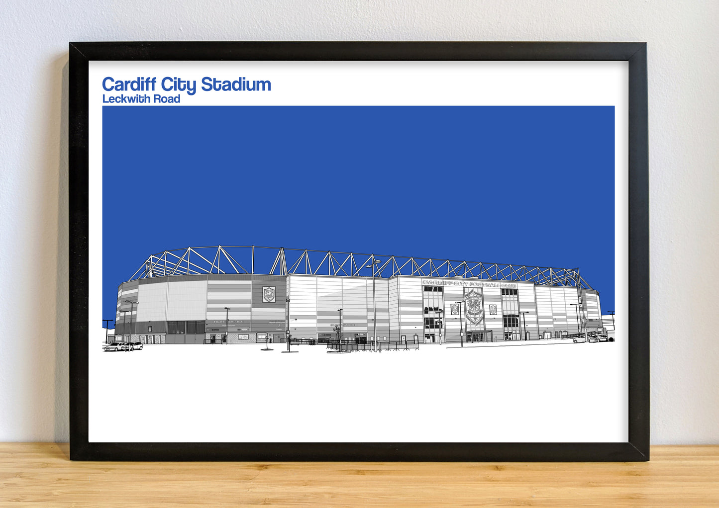 Cardiff City FC Stadium Art Print