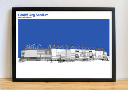 Cardiff City FC Stadium Art Print
