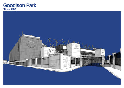 Everton F.C. Goodison Park Art Print
