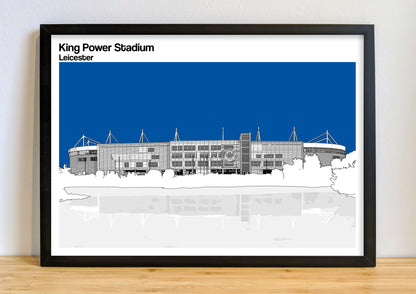 Leicester City FC Art Print of King Power Stadium