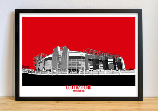 Manchester United, Old Trafford Art Print