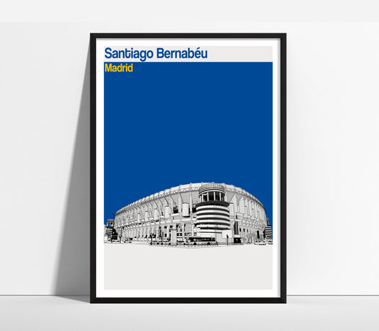 Real Madrid Santiago Bernabéu Art Print