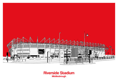 Middlesbrough FC Riverside Stadium Art Print