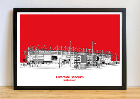 Middlesbrough FC Riverside Stadium Art Print