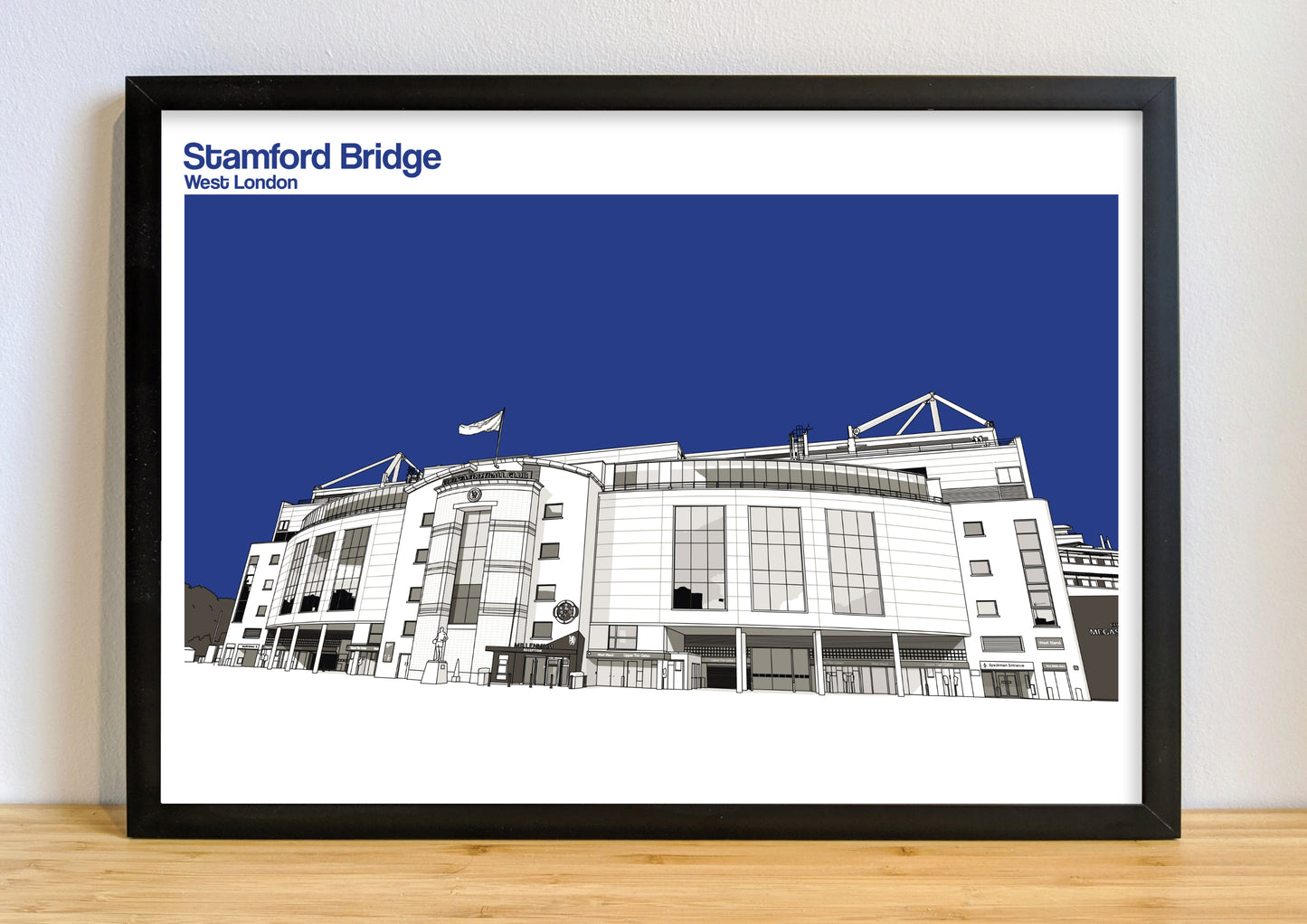 Chelsea FC Art Print of Stamford Bridge