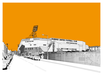 Dundee United Art Print of Tannadice Park, Pictue