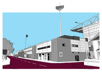 Burnley FC Art Print of Turf Moor