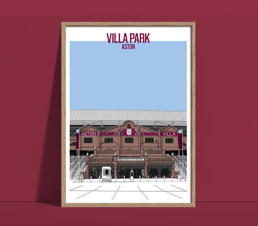 Aston Villa, Villa Park Art Print